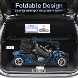 Scooter de mobilité fauteuil roulant électrique 4 roues scooter électrique pliant réglable