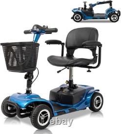Scooter de mobilité fauteuil roulant électrique 4 roues scooter électrique pliant réglable