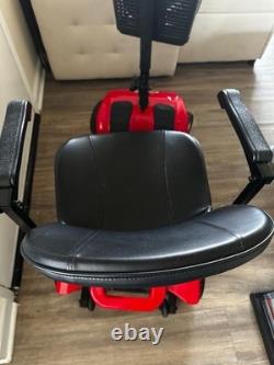 Scooter de mobilité pliable à 4 roues fauteuils roulants électriques autonomie de 25 km neuf