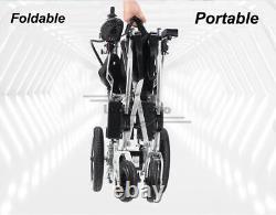 Scooter de mobilité pliable, fauteuil roulant électrique intelligent, fauteuil roulant tout terrain