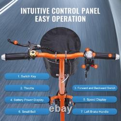 Scooter de mobilité portable Uimoso à 3 roues pour seniors, autonomie de 12 miles, capacité maximale de 330 lbs