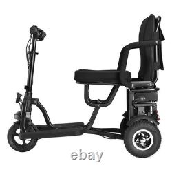 Scooter de mobilité portable à 3 roues pour seniors - Électrique, pliable avec housse de protection