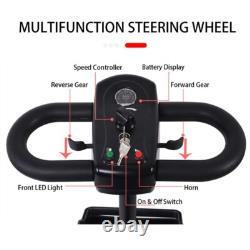 Scooter de mobilité pour adultes, fauteuil roulant électrique, capacité de charge maximale 440 livres