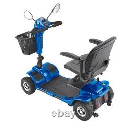 Scooter de mobilité robuste à 4 roues VEVOR pour seniors, autonomie de 12 miles, capacité de 265 livres