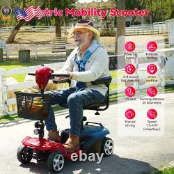 Scooter de mobilité, scooters de mobilité pliants à 4 roues pour seniors, remplacement électrique