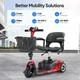Scooter &eacute;lectrique &agrave; 3 Roues Ultra Mobile Fauteuil Roulant &eacute;lectrique Pliant