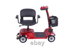 Scooter électrique à 4 roues, fauteuil roulant pliable pour personnes âgées