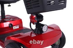 Scooter électrique à 4 roues, fauteuil roulant pliable pour personnes âgées