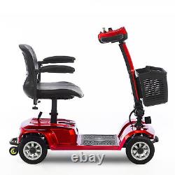 Scooter électrique de mobilité à 4 roues, fauteuil roulant électrique pliable, scooters de voyage à domicile