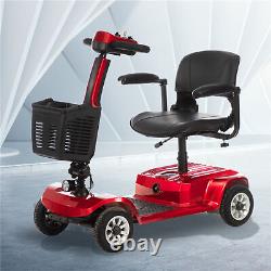 Scooter électrique pliable à quatre roues pour voyager en fauteuil roulant électrique portable