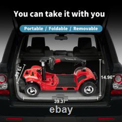 Scooter électrique pliant de voyage à 4 roues pour mobilités