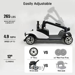 Scooter électrique pour personnes âgées à mobilité réduite à 4 roues, 24V 200W