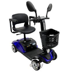Scooter électrique pour personnes âgées à mobilité réduite à 4 roues, alimenté par batterie 24V