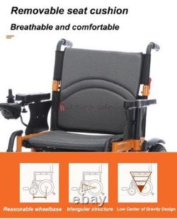 Scooter électrique tout terrain lourd de 500W, fauteuil roulant pliant élargi de 18 pouces