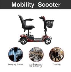 Scooter motorisé 4 roues Equate Mobility, Rouge