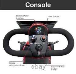 Scooter motorisé 4 roues Equate Mobility, Rouge