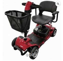 Scooter motorisé à 4 roues Equate Mobility, rouge. Ramassage local.