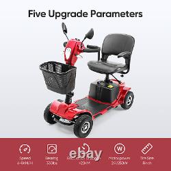Scooters de mobilité à 4 roues 2023, Fauteuil roulant électrique, Dispositif électrique, Miroir compact
