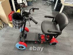 Scooters de mobilité à 4 roues, fauteuil roulant électrique pliant pour seniors