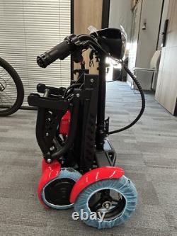Scooters de mobilité à 4 roues, fauteuil roulant électrique pliant pour seniors