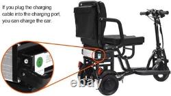 Scooters de mobilité pliants pour adultes, 12 miles d'autonomie, approuvés par les compagnies aériennes