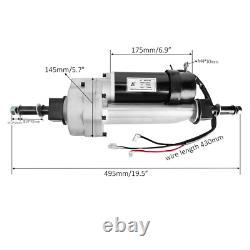 Transaxle de moteur électrique 24V 350W pour scooter de mobilité, fauteuil roulant, DIY
