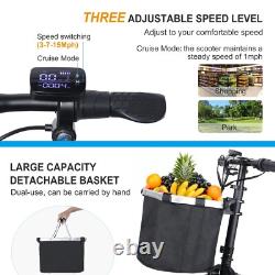 Trottinette Électrique TopMate ES11 3 Roues pour Adultes Seniors 700W Double Moteur