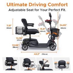 Trottinette Électrique Tout Terrain ENGWE 4 Roues pour Adultes et Seniors