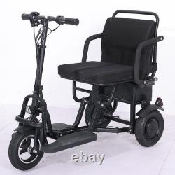 Trottinette Électrique Usagée 3 Roues Scooter de Mobilité Électrique pour Adultes Seniors 10.4Ah