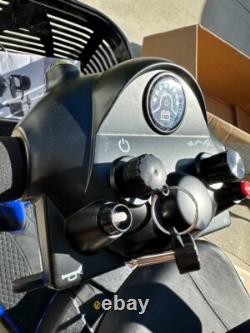 Trottinette de mobilité électrique Morrean à 3 roues, avec éclairage et pliable pour les voyages