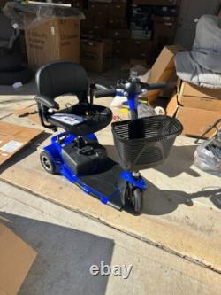 Trottinette de mobilité électrique Morrean à 3 roues, avec éclairage et pliable pour les voyages