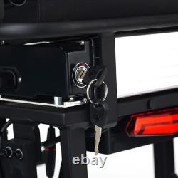 Trottinette électrique adulte pliable à trois roues, scooter de mobilité avec réglage de vitesse à 3 niveaux