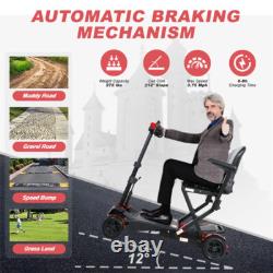 Trottinette électrique pliable à distance légère 10 miles 24V rouge