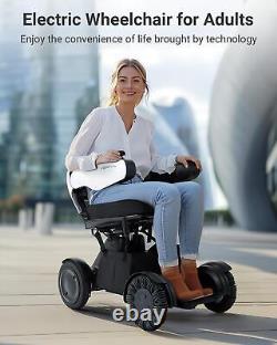 VERPAL Fauteuil Roulant Électrique Moderne Futuriste Pliable 32 km Autonomie Robuste