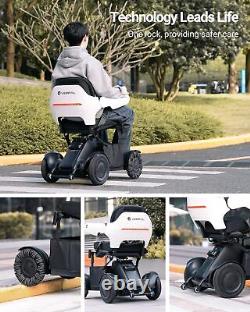 VERPAL Fauteuil Roulant Électrique Moderne Futuriste Pliable 32 km Autonomie Robuste
