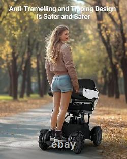 VERPAL Fauteuil Roulant Électrique Moderne Futuriste Pliable 32 km Autonomie Robuste