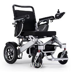 VERPAL Fauteuil roulant électrique pliable léger et intelligent avec grand espace confortable