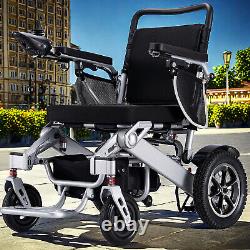 VERPAL Fauteuil roulant électrique pliable léger et intelligent avec grand espace confortable