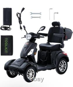 VEVOR Scooter de Mobilité à 4 Roues Robuste. Capacité de 500 lbs, Autonomie de 31 Miles