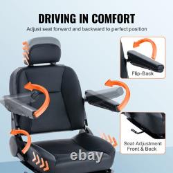 Véhicules de mobilité VEVOR lourds à 4 roues 31 miles 3 vitesses 800W capacité 500lbs