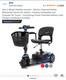 Vive Scooter De Mobilité Électrique à 3 Roues Chaise Roulante Compte Mobile