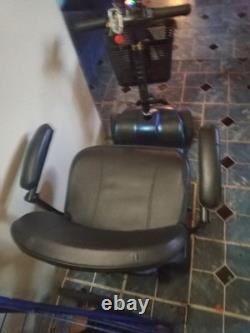 Vive fauteuil roulant compact à moteur électrique à 4 roues, robuste, bleu