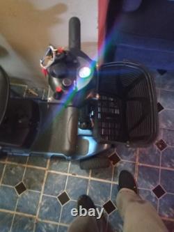 Vive fauteuil roulant compact à moteur électrique à 4 roues, robuste, bleu