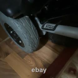 Zinger ZR-10.1 Fauteuil Électrique Pliant Aluminium Bleu 3 Roues 3 Vitesses